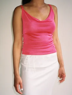 Djerf Avenue Garnet Top Pink New