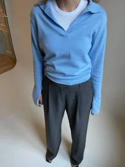 Djerf Avenue Getaway Top Blue New