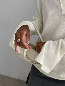 Djerf Avenue Getaway Top Cream Outlet