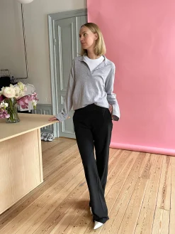 Djerf Avenue Getaway Top Grey Melange New