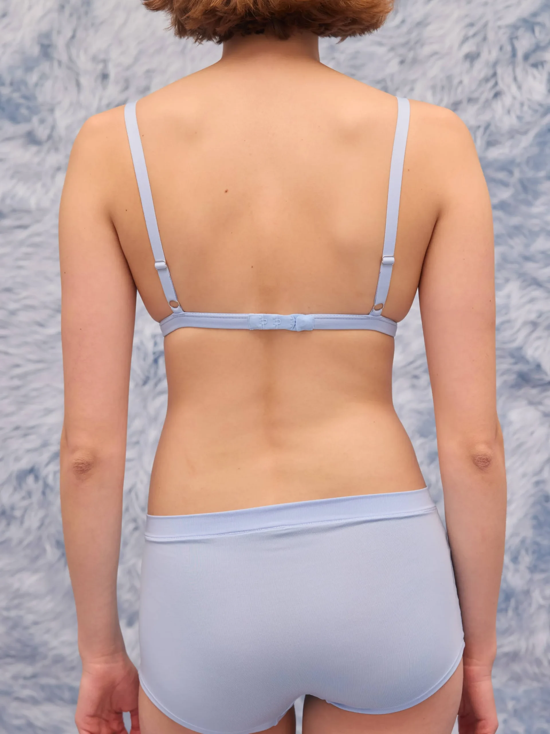 Djerf Avenue Go Close Triangle Bralette Blue Best