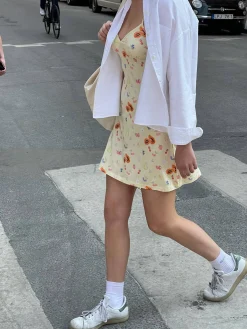 Djerf Avenue Go Slow Dress Fruit New