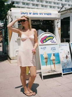 Djerf Avenue Go Slow Dress Summer Treat Hot