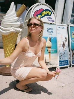 Djerf Avenue Go Slow Dress Summer Treat Hot