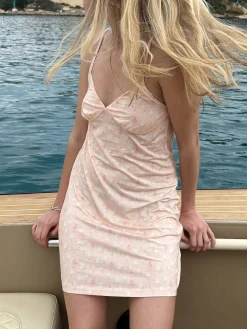 Djerf Avenue Go Slow Dress Summer Treat Hot