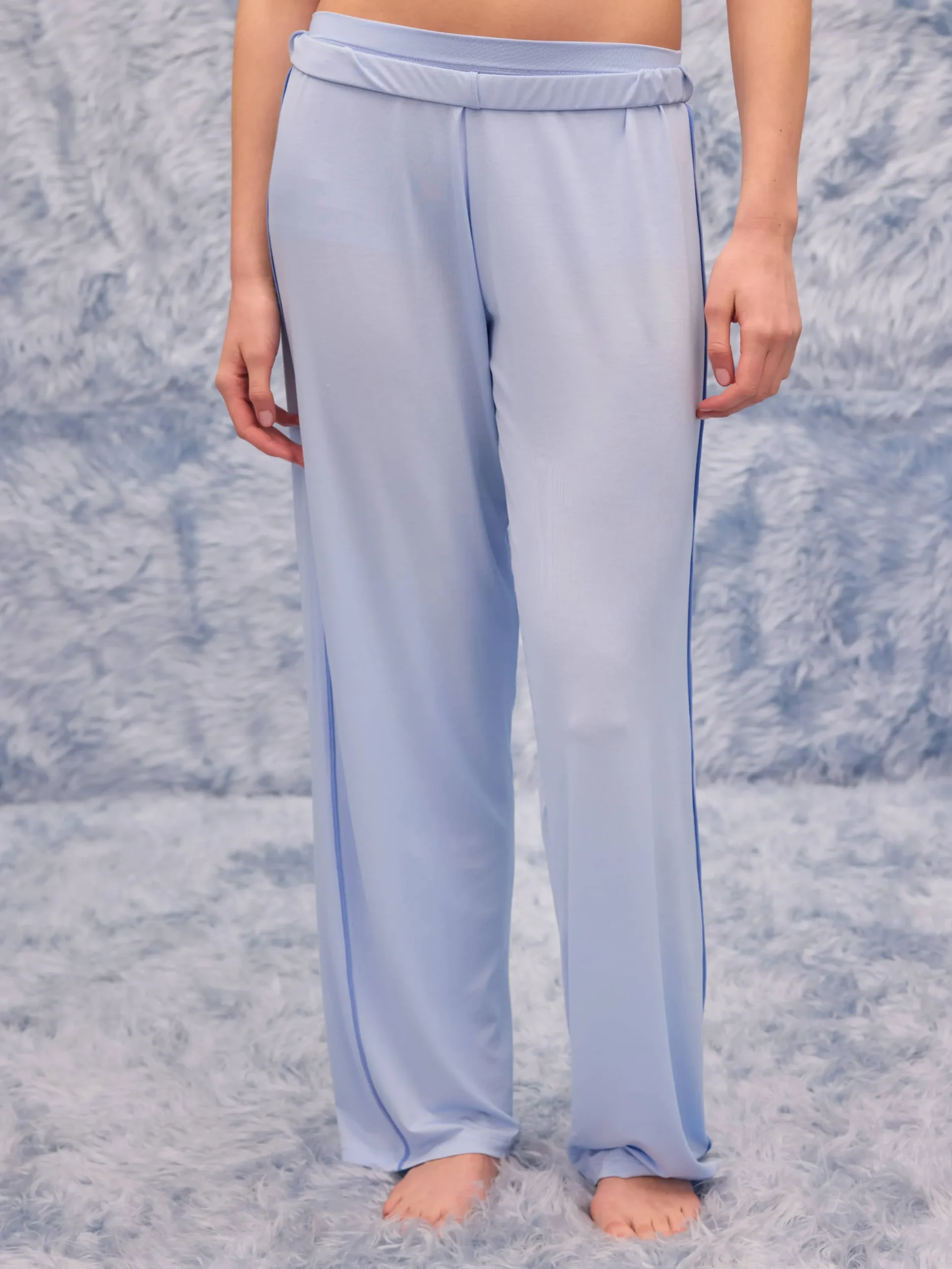 Djerf Avenue Go Slow Pants Blue Discount