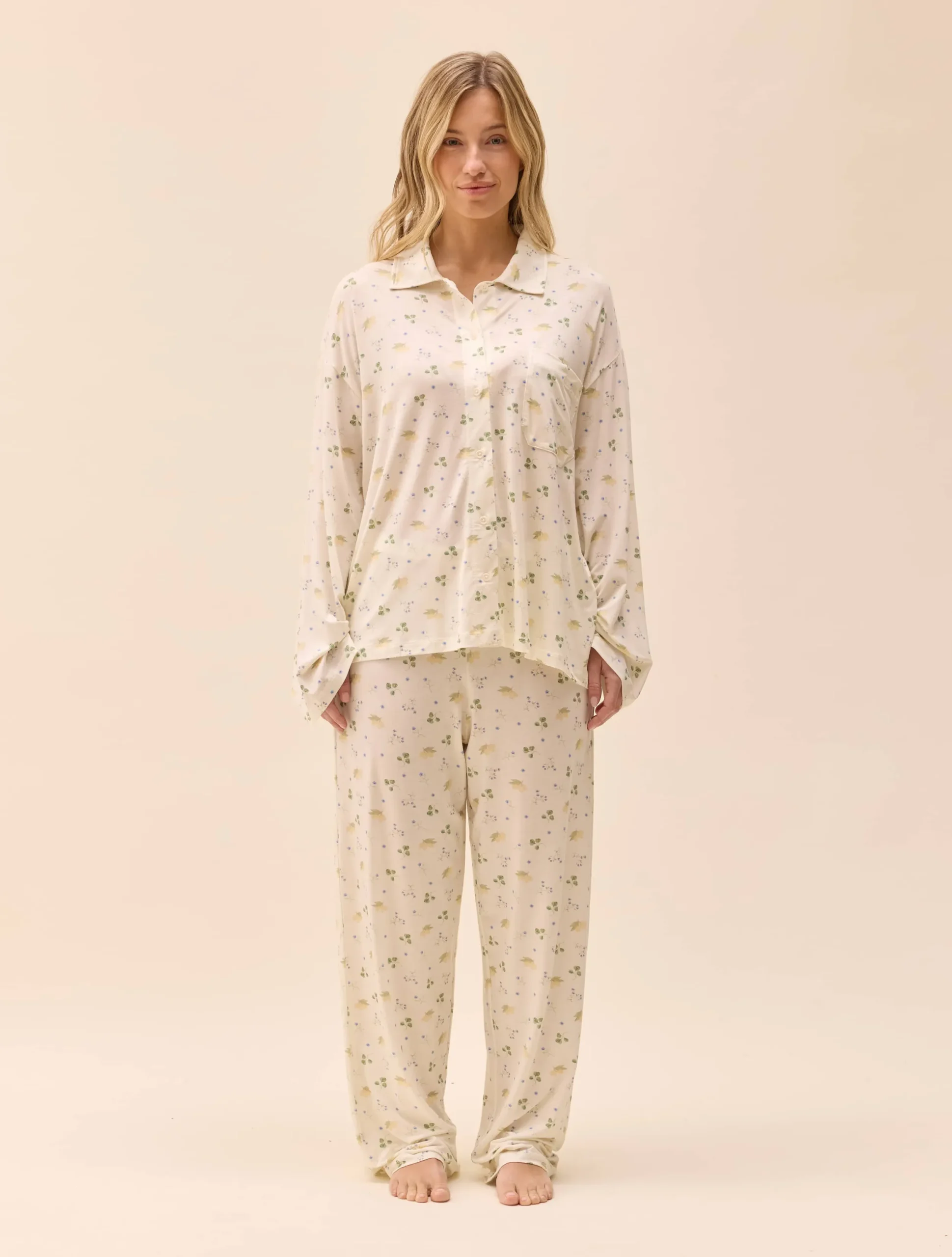 Djerf Avenue Go Slow Pants Marula Bloom Discount