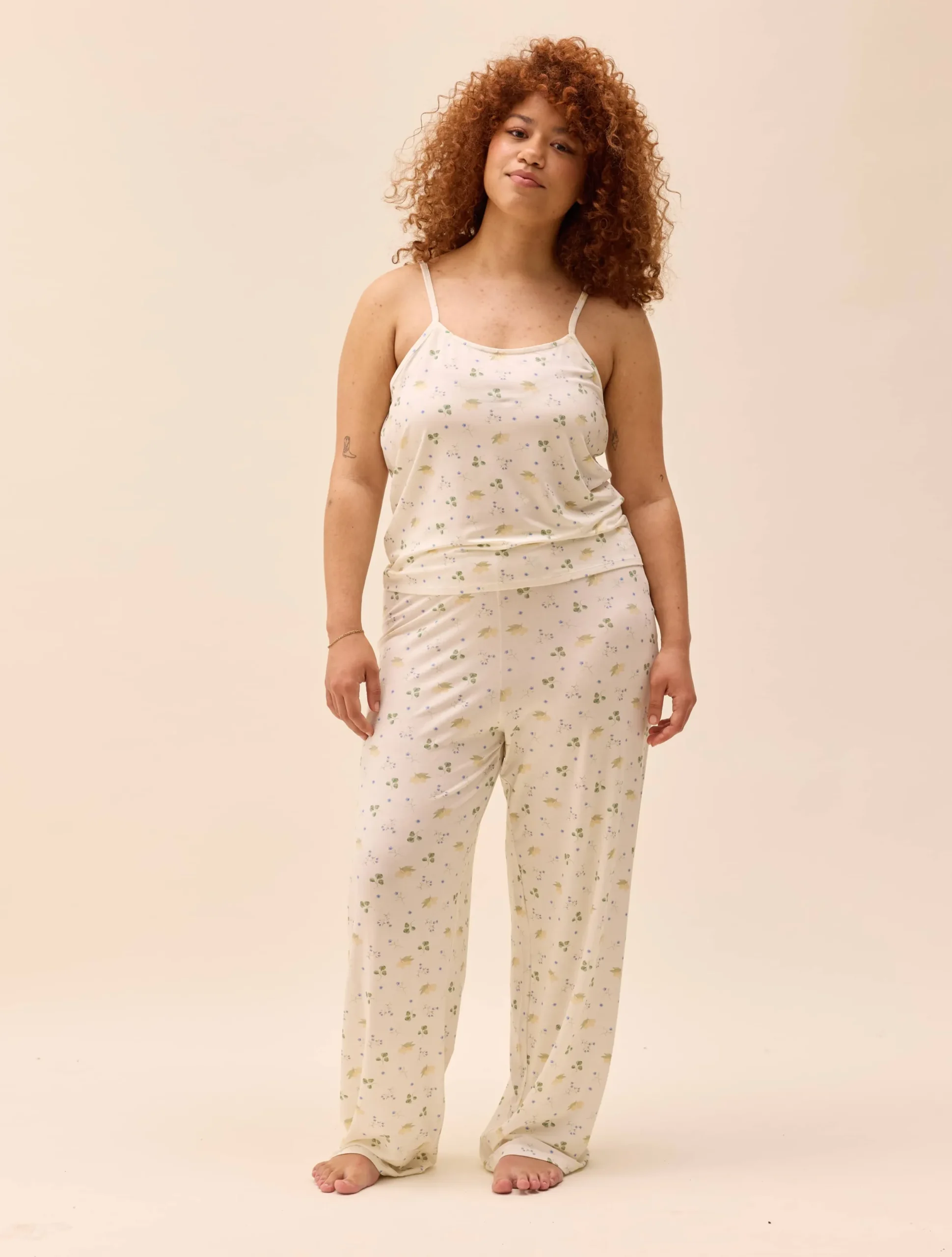 Djerf Avenue Go Slow Pants Marula Bloom Discount