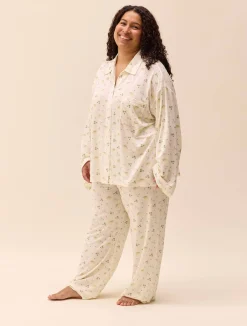 Djerf Avenue Go Slow Pants Marula Bloom Discount
