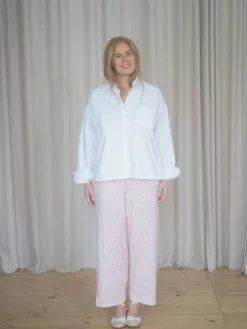 Djerf Avenue Go Slow PJ Ankle Pants Summer Island Sale