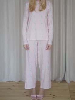 Djerf Avenue Go Slow PJ Ankle Pants Summer Island Sale