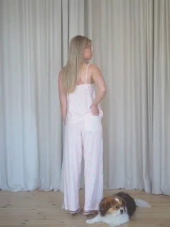 Djerf Avenue Go Slow PJ Ankle Pants Summer Island Sale