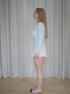 Djerf Avenue Go Slow Ruffle Shorts Summer Island Outlet