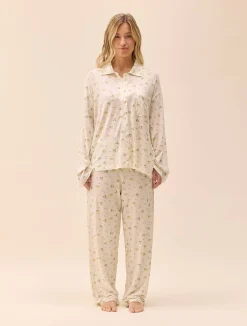 Djerf Avenue Go Slow Shirt Marula Bloom New