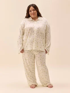 Djerf Avenue Go Slow Shirt Marula Bloom New