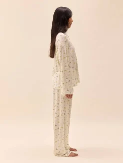 Djerf Avenue Go Slow Shirt Marula Bloom New