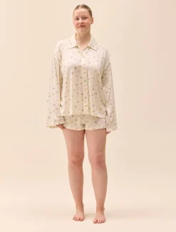 Djerf Avenue Go Slow Short Shorts Marula Bloom New