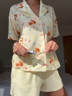 Djerf Avenue Go Slow Short Sleeve Top Fruit Sale