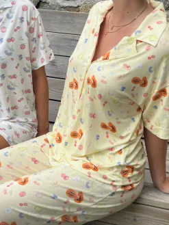 Djerf Avenue Go Slow Short Sleeve Top Fruit Sale