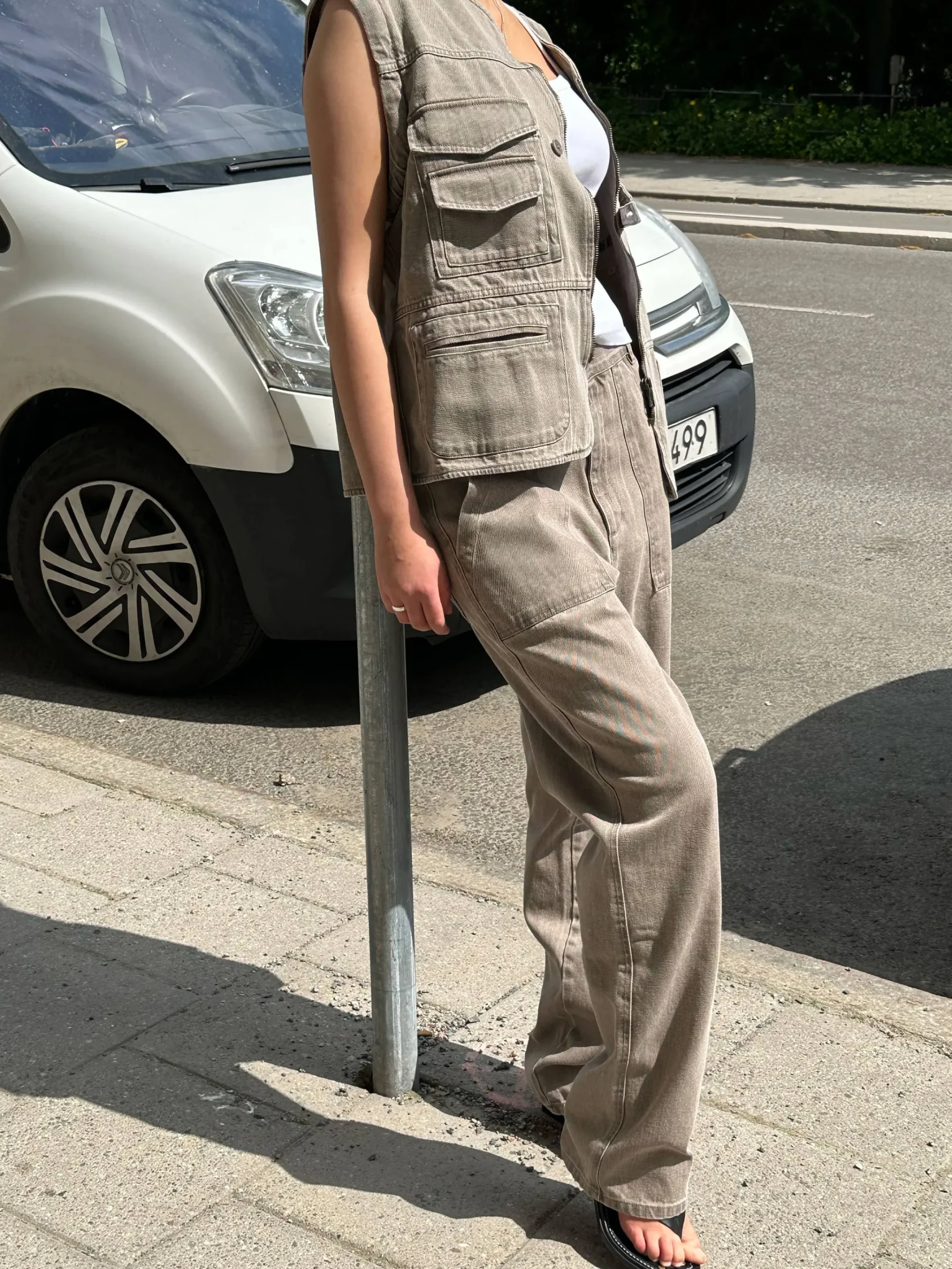 Djerf Avenue Go To Pants Brown Discount