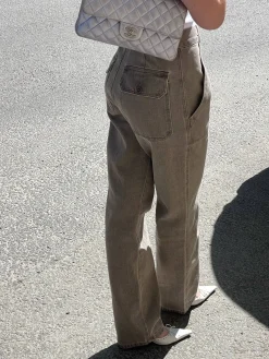 Djerf Avenue Go To Pants Brown Discount