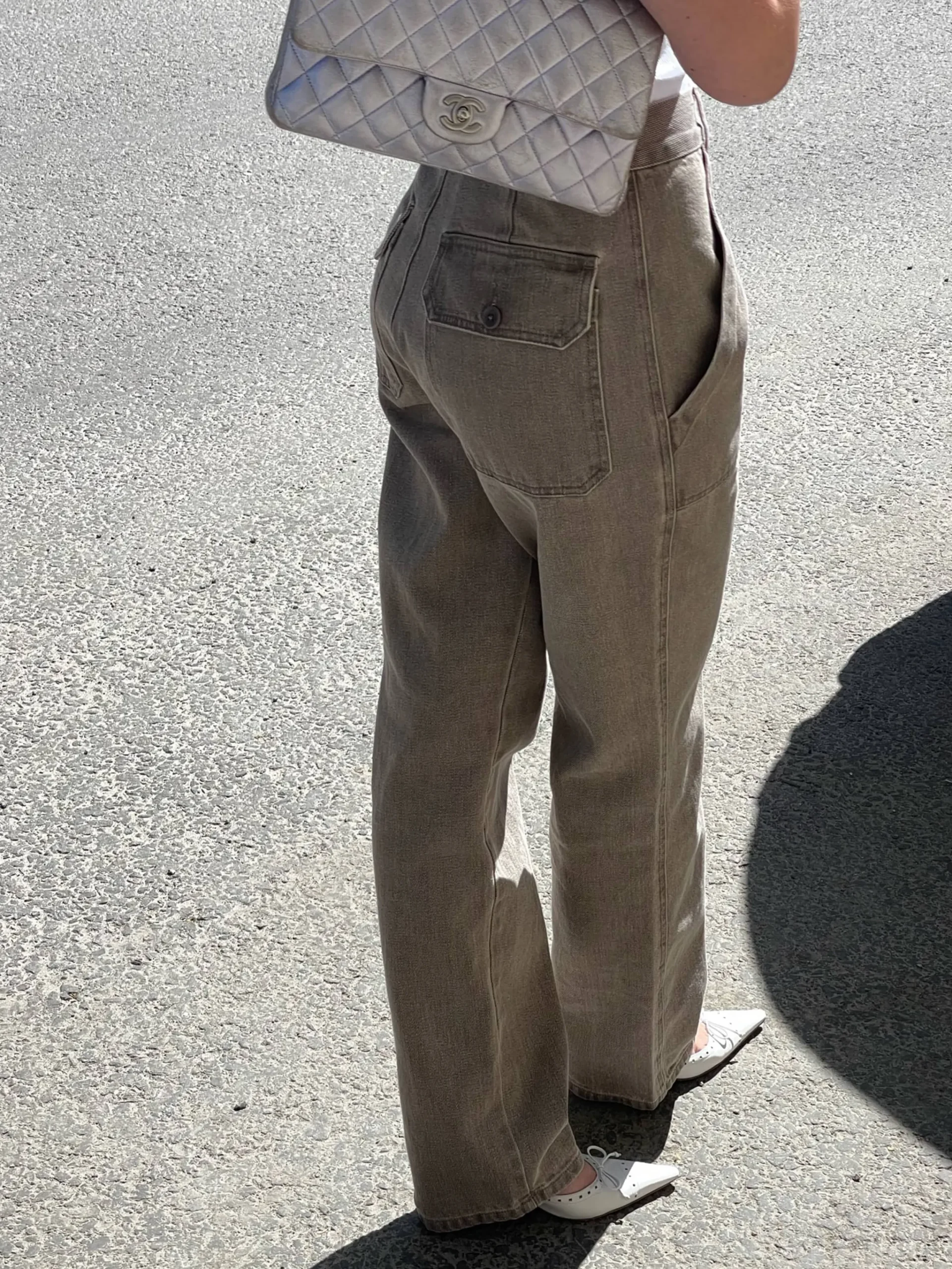 Djerf Avenue Go To Pants Brown Discount