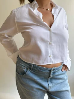 Djerf Avenue Little Shirt White Sale