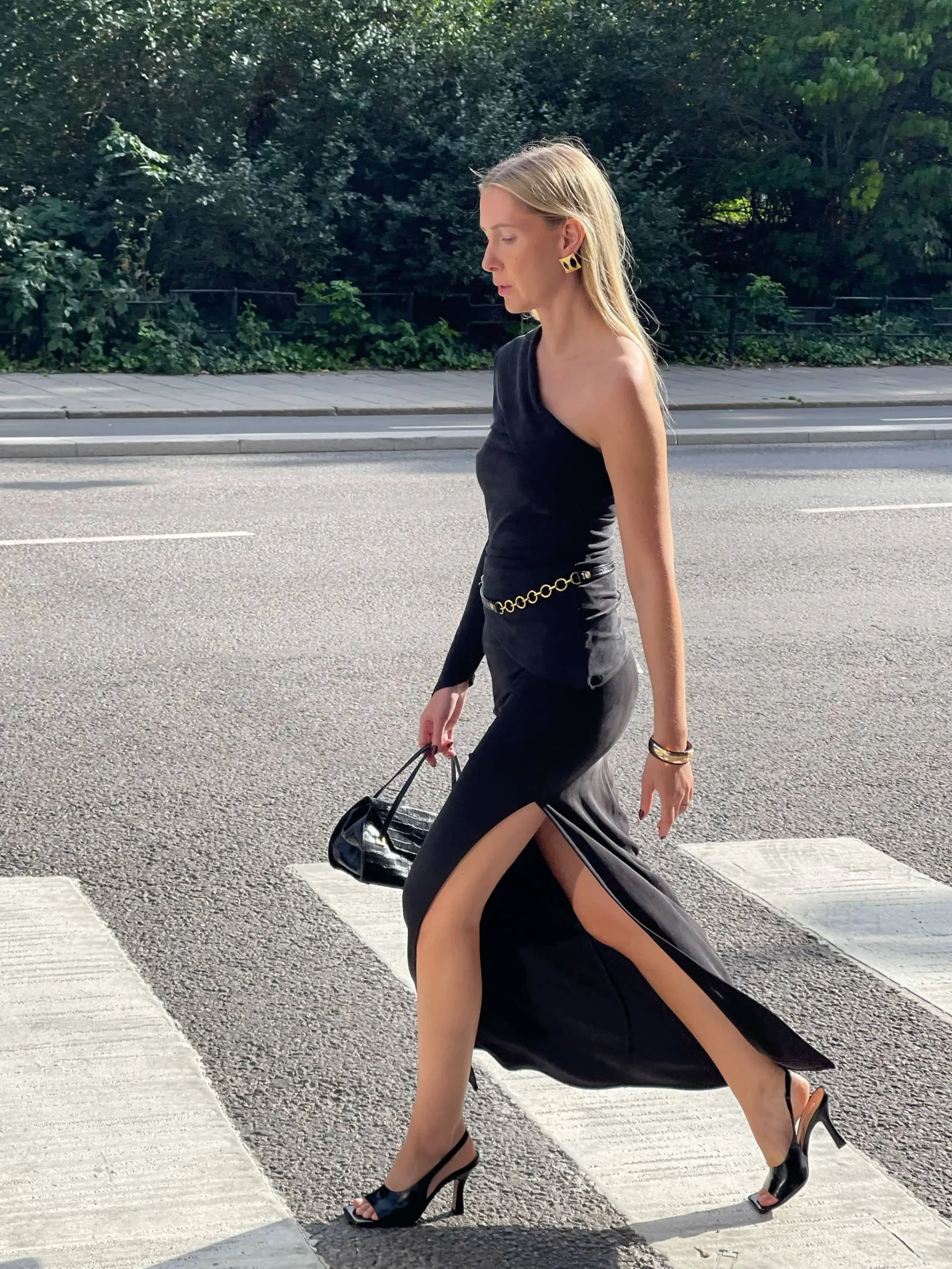 Djerf Avenue Midnight Skirt Ash