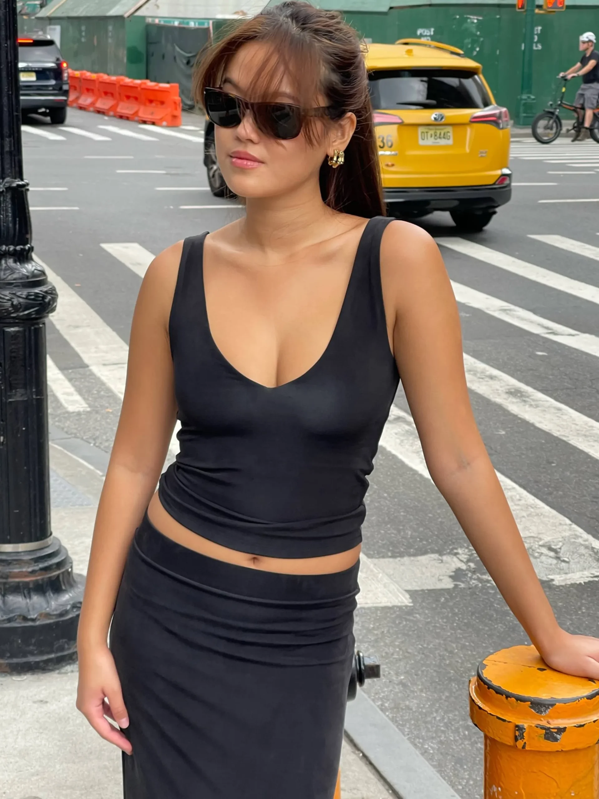 Djerf Avenue Midnight Tank Top Ash Discount