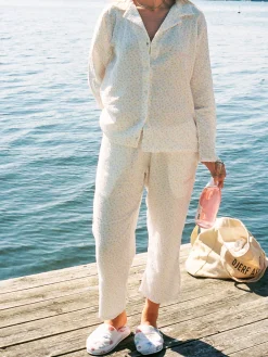 Djerf Avenue Muslin Pants Summer Field Best