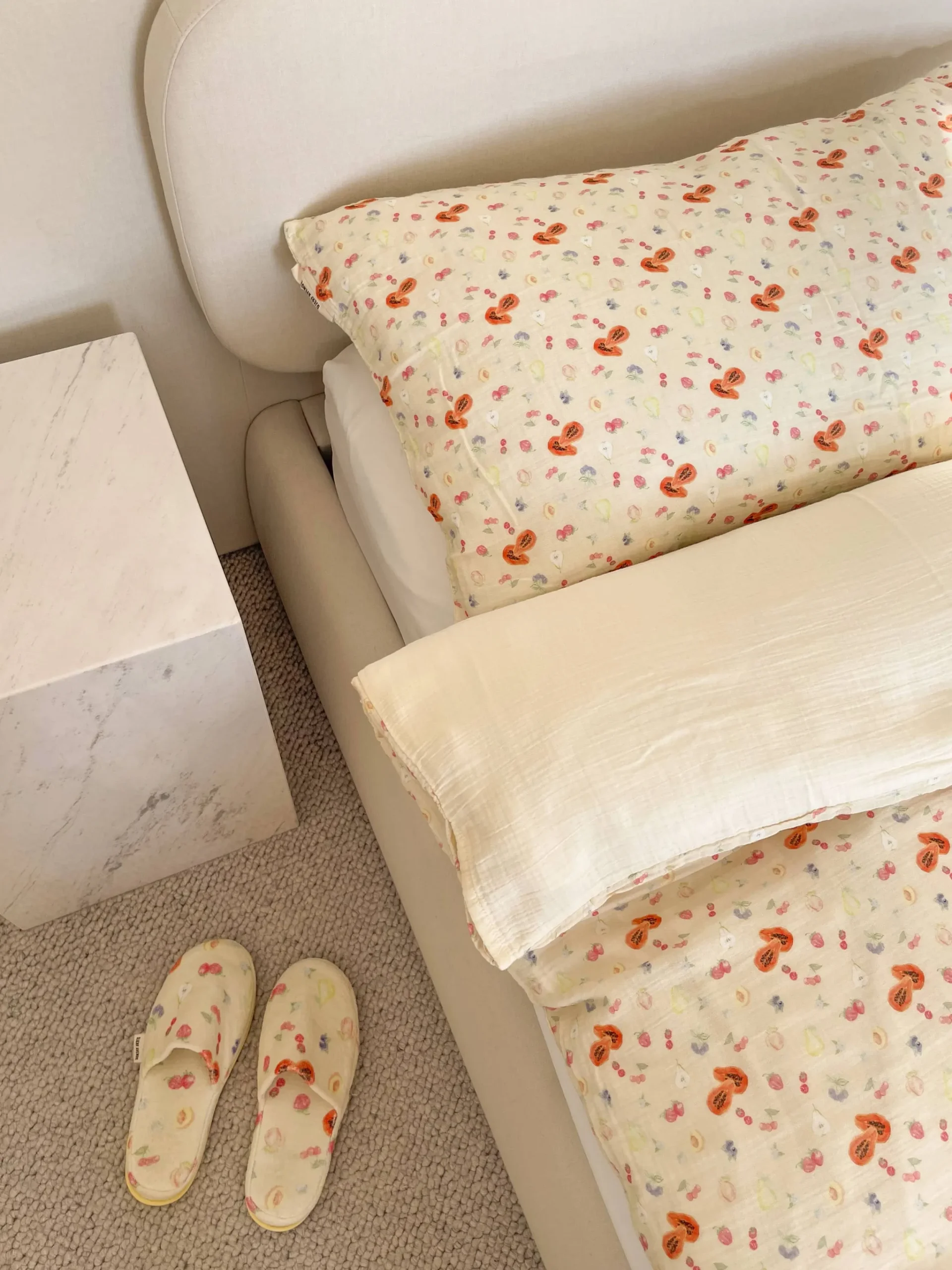 Djerf Avenue Muslin Pillow Case Fruit Sale