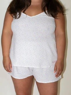 Djerf Avenue Muslin Shorts Summer Field Discount