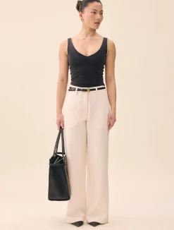 Djerf Avenue Occasion Pants White Discount