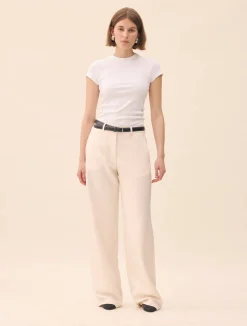 Djerf Avenue Occasion Pants White Discount