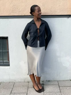Djerf Avenue Occasion Top Ash Clearance