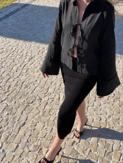 Djerf Avenue Occasion Top Ash Clearance