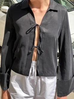 Djerf Avenue Occasion Top Ash Clearance