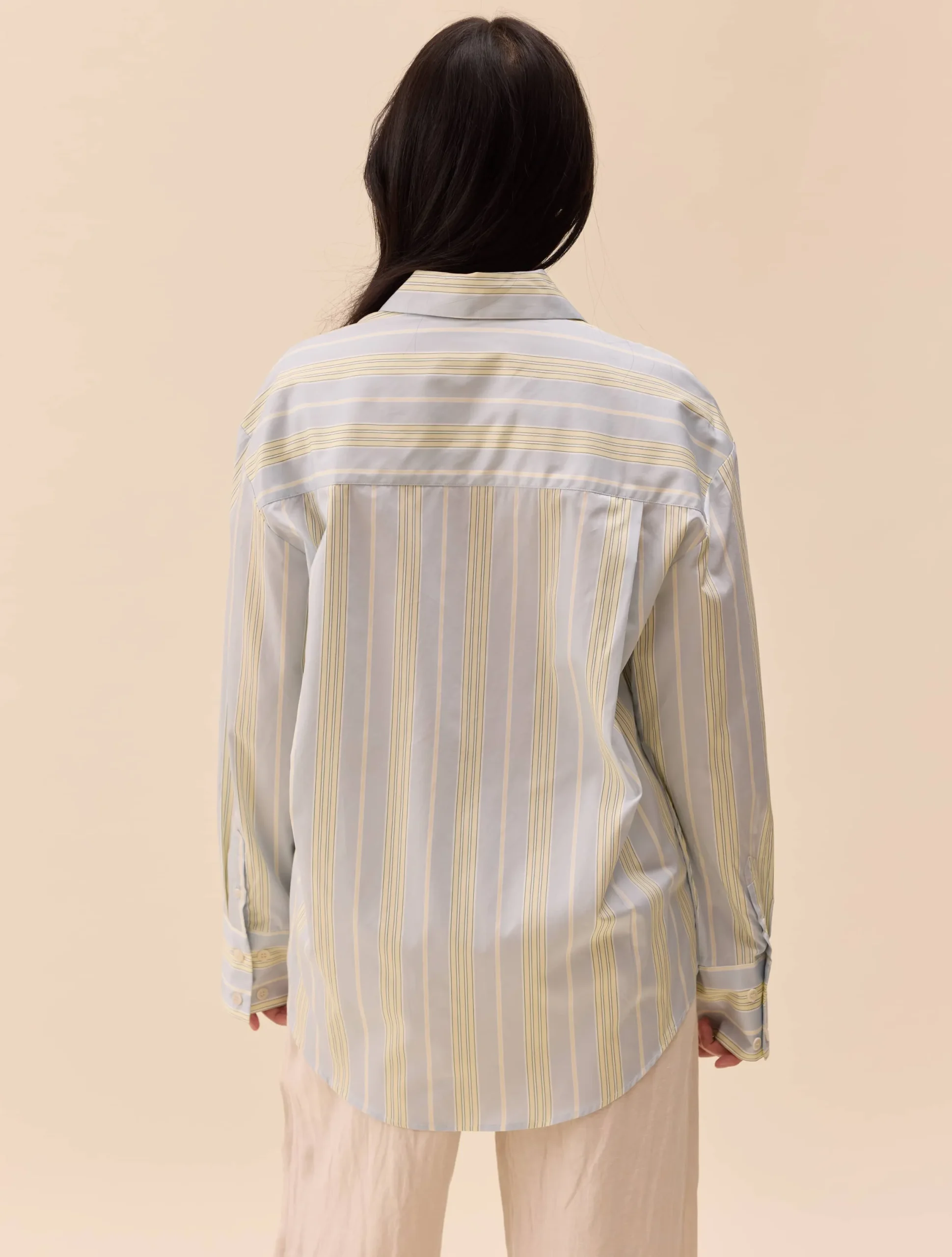 Djerf Avenue Poplin Classic Shirt Slushy Stripe Online