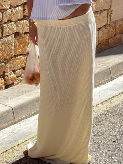 Djerf Avenue Principessa Skirt Cream Discount