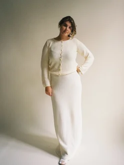 Djerf Avenue Principessa Skirt Cream Discount