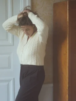 Djerf Avenue Ready Set Go Cardigan Cream Online