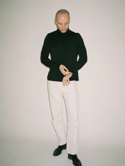 Djerf Avenue Relaxed Jeans Cream Outlet