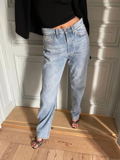 Djerf Avenue Relaxed Jeans Washed Blue Best