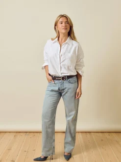 Djerf Avenue Relaxed Jeans Washed Blue Best
