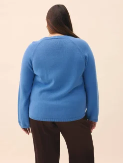 Djerf Avenue Roundneck Sweater Sky Blue Discount