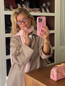 Djerf Avenue Scarf Pink Sale