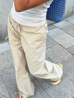 Djerf Avenue Sporty Pants Sand Outlet