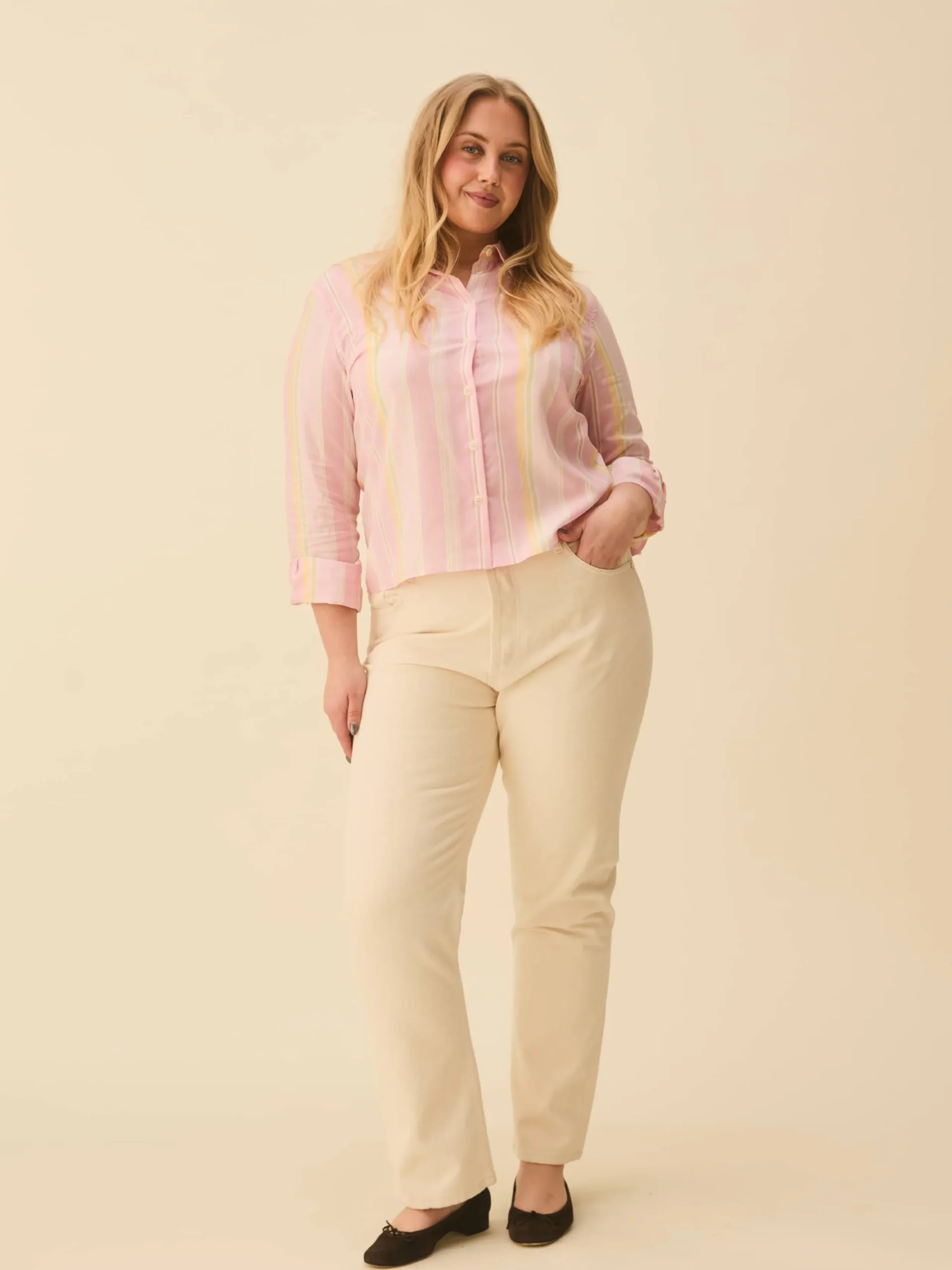 Djerf Avenue Spring Shirt Gelato Stripe Online