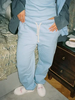Djerf Avenue Staple Sweatpants Baby Blue Sale