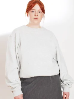 Djerf Avenue Staple Sweatshirt Grey New